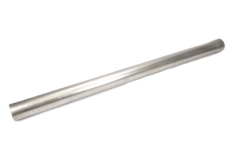 Exhaust Pipe Extension - Straight - 3.5 in Diameter - 4 ft Long - 1 End Expanded - Steel - Natural - Each