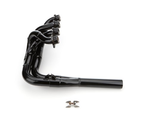 Headers - Micro Sprint - 1.375 to 1.5 in Primary - 1.75 in Collector - Steel - Black Paint - Suzuki GSXR 600 2006-10 - Each