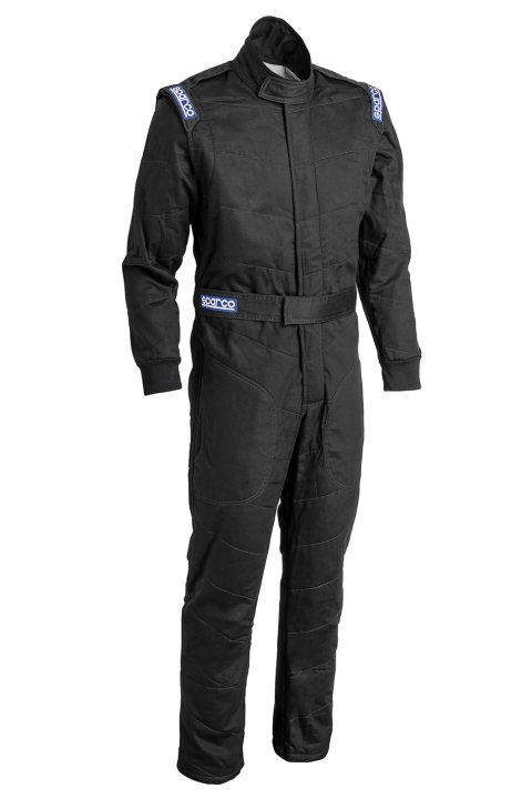 Driving Suit - Jade 3 - 1-Piece - SFI 3.2A/5 - Triple Layer - Fire Retardant Cotton - Black - 2X-Large - Each