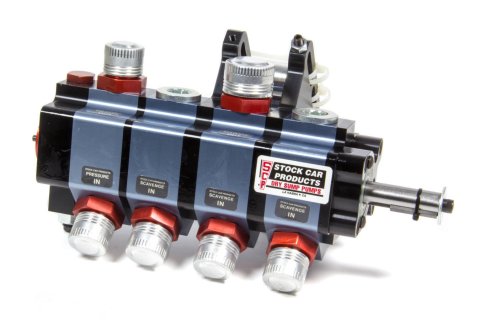 Oil Pump - Dry Sump - 4 Stage - 1.450 in Pressure / 1.450 in Scavenge Stages - Bellhousing Mount - Aluminum - Each