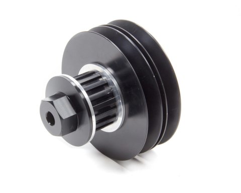 Crank Mandrel Drive Kit - 2.9 in Long Mandrel - Gilmer / V-Belt Pulleys - Small Block Chevy - Kit