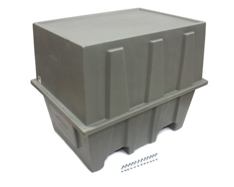 Engine Storage Case - Complete Engine - 44 x 33 x 35 in - Plastic - Gray - Big Blocks - Each