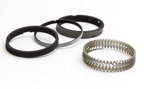 Piston Rings - Performance - 4.000 in Bore - Drop In - 2.0 x 1.5 x 4.0 mm Thick - Standard Tension - Steel - Moly - 8-Cylinder - Kit