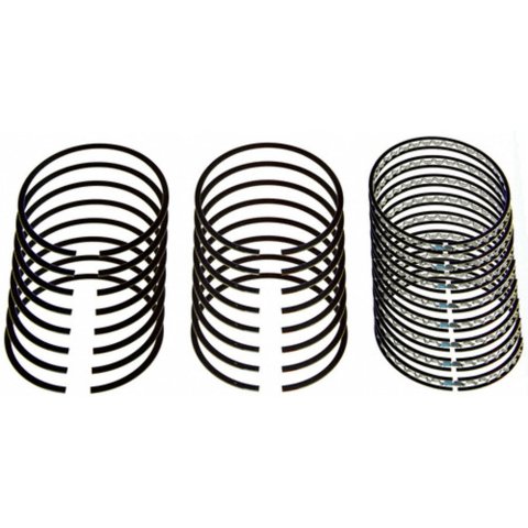 Piston Rings - Premium - 96.25 mm Bore - Drop in - 1.5 x 1.5 x 3.0 mm Thick - Standard Tension - Steel - Moly - 8-Cylinder - Kit