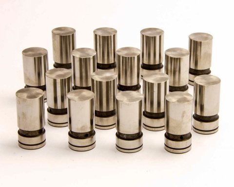 Lifter - Hydraulic Flat Tappet - 0.904 in OD - AMC 4-Cylinder / Inline-6 / V8 / Small Block Mopar - Set of 16