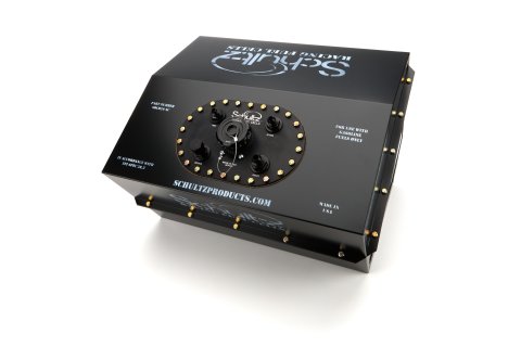 Fuel Cell - Ultimate Dirt Late Model - 28 gal - 23.5 in Wide x 20 in Deep - 20 in Tall - 10 AN Male Outlet - 8 AN Male Return - 6 AN Male Vent - Alumi