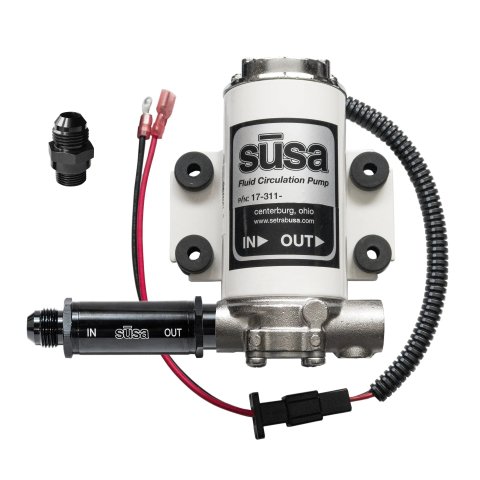 Fluid Cooler Pump - 0.9 gpm - 6 AN Female Inlet - 6 AN Female Outlet - Kit