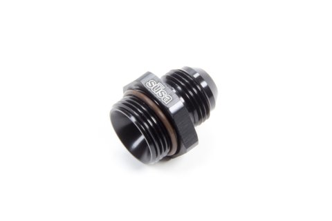 Fitting - Adapter - Straight - 22 mm x 1.50 Male to 8 AN Male - Aluminum - Black Anodized - Each