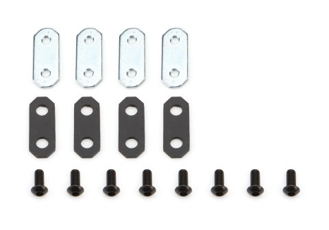 Fluid Cooler Mount Kit - Threaded Backing Plate Hardware - Rubber Pads / Hardware Included - Steel - Zinc Oxide - Setrab ProLine STD Fluid Coolers - Set of 4