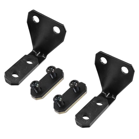 Fluid Cooler Mount Kit - Proline - Rubber Dampening Pads - Steel - Black Powder coat - Pair