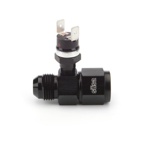 Temperature Switch - Electric - 190.6 Degree On - 174.6 Degree Off - In-Line - 8 an Male to 8 an Female - Oil - Electric Cooling Fan - Each