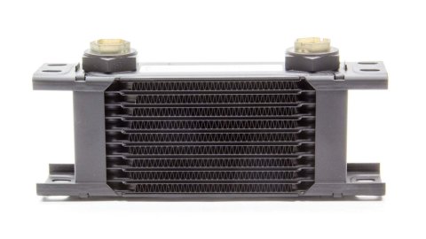 Fluid Cooler - ProLine STD 1 Series - 8.27 x 3.34 x 1.97 in - Plate Type - 22 mm x 1.50 Female Inlet / Outlet - Aluminum - Black Paint - Universal - Each
