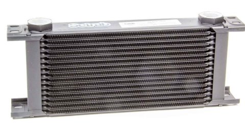Fluid Cooler - ProLine STD 6 Series - 12.99 x 5.15 x 1.97 in - Plate Type - 22 mm x 1.50 Female Inlet / Outlet - Aluminum - Black Paint - Universal - Each