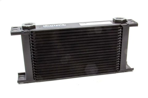 Fluid Cooler - 6 Series - 12.99 x 6.1 x 1.97 in - Plate Type - 22 mm x 1.50 Female Inlet / Outlet - Aluminum - Black Paint - Universal - Each