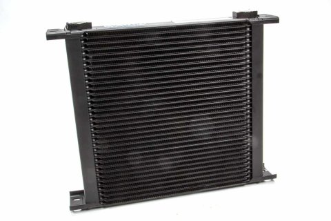 Fluid Cooler - ProLine STD 6 Series - 12.99 x 10.74 x 1.97 in - Plate Type - 22 mm x 1.50 Female Inlet / Outlet - Aluminum - Black Paint - Universal - Each