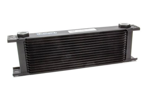 Fluid Cooler - ProLine STD 9 Series - 15.94 x 4.88 x 1.97 in - Plate Type - 22 mm x 1.50 Female Inlet / Outlet - Aluminum - Black Paint - Universal - Each