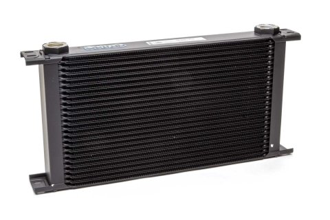 Fluid Cooler - ProLine STD 9 Series - 15.94 x 7.95 x 1.97 in - Plate Type - 22 mm x 1.50 Female Inlet / Outlet - Aluminum - Black Paint - Universal - Each