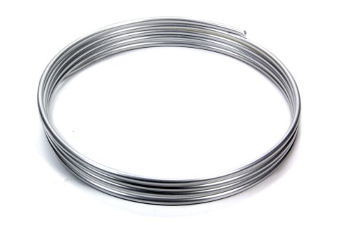 Aluminum Tubing - 0.25 in OD - 10 ft Long - Aluminum - Natural - Each