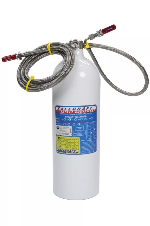 Fire Suppression System - AT Series - Automatic - Fluoro FS - 10.0 lb Bottle - 21 in / 85 in Long Hoses - Fittings / Sensor Included - Kit