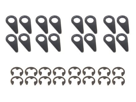Locking Clips - C-Clips / Locks - 3/4 in Diameter - Steel - Zinc Oxide - Set of 16