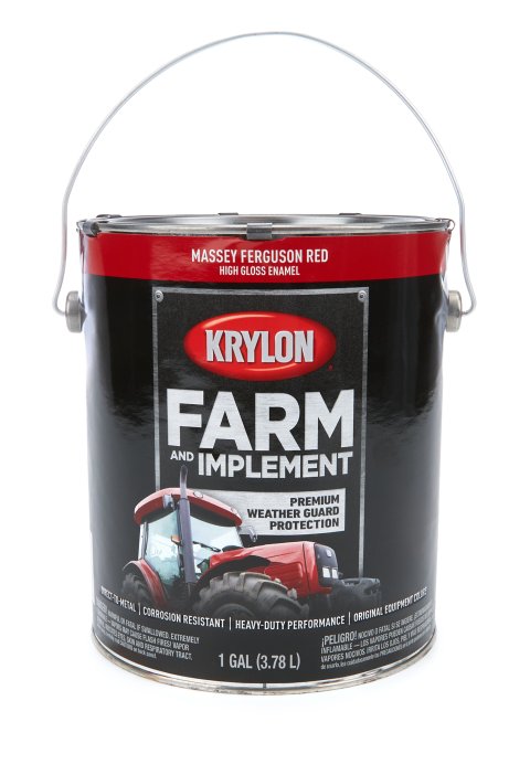 Paint - Farm and Implement - Alkyd Enamel - Gloss Red - 1 gal Can - Each