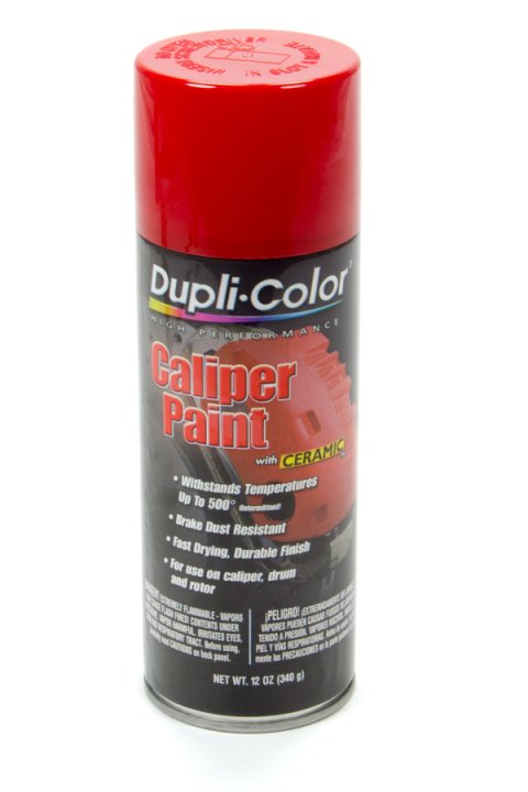 Paint - Dupli-Color - Brake Caliper Paint - High Temperature - Gloss Red - 12 oz Aerosol - Each