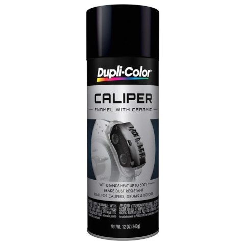 Paint - Dupli-Color - Brake Caliper Paint - High Temperature - Gloss Black - 12 oz Aerosol - Each