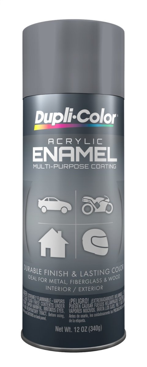 Paint - Dupli-Color - Acrylic Enamel - Gloss Machinery Gray - 12 oz Aerosol - Each