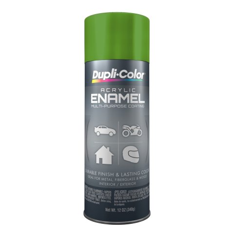 Paint - Dupli-Color - Acrylic Enamel - Gloss Leaf Green - 12 oz Aerosol - Each