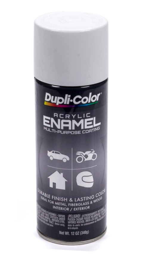 Paint - Dupli-Color - Engine - High Temperature - Enamel - Gloss OSHA White - 12 oz Aerosol - Each