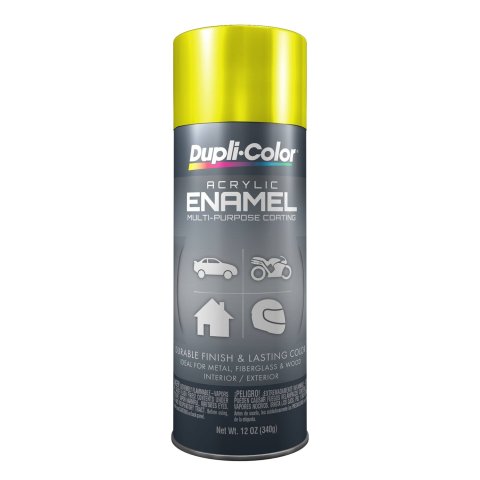 Paint - Dupli-Color - Acrylic Enamel - Gloss Chrome Yellow - 12 oz Aerosol - Each