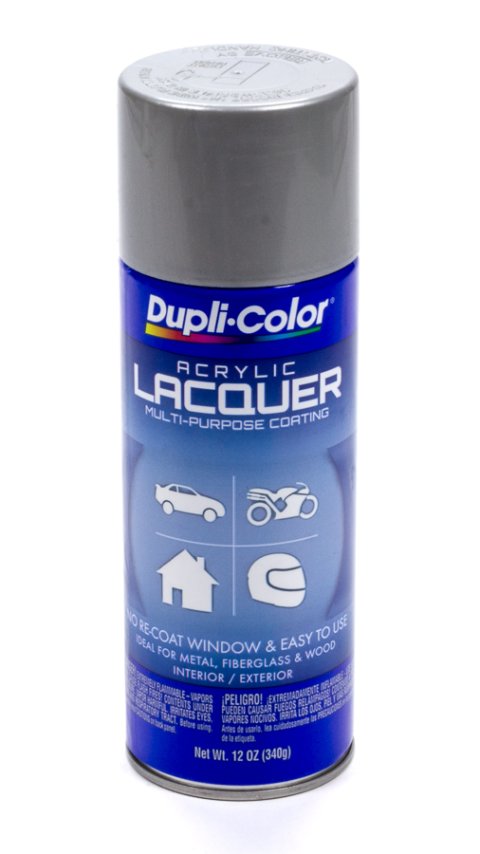 Paint - Dupli-Color - Acrylic Lacquer - Metallic Silver - 12 oz Aerosol - Each
