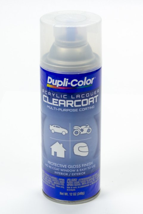 Paint - Dupli-Color - Acrylic Lacquer - Gloss Clear - 12 oz Aerosol - Each