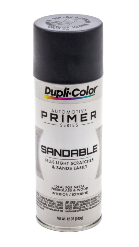 Paint - Dupli-Color - Primer Surfacer - Flat Gray - 12 oz Aerosol - Each