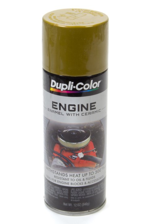 Paint - Dupli-Color - Engine - High Temperature - Enamel - Gloss Gold - 12 oz Aerosol - Each