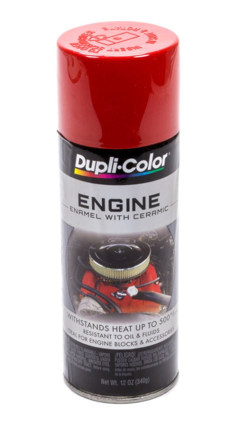 Paint - Dupli-Color - Engine - High Temperature - Enamel - Gloss Chrysler Red - 12 oz Aerosol - Each