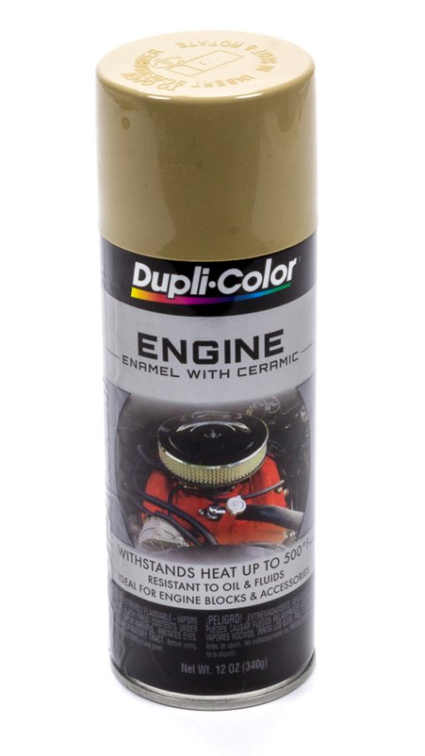 Paint - Dupli-Color - Engine - High Temperature - Enamel - Gloss Beige - 12 oz Aerosol - Each