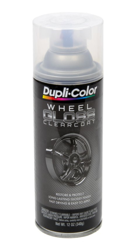 Paint - Dupli-Color High Performance - Wheel Coating - Acrylic Enamel - Gloss Clear - 12 oz Aerosol - Each