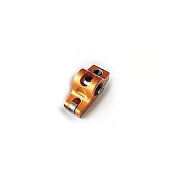 Rocker Arm - Original - 3/8 in Stud Mount - 1.60 Ratio - Full Roller - Aluminum - Orange Anodized - Small Block Ford - Each