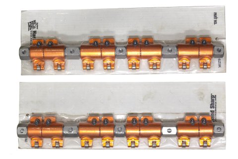 Rocker Arm - Heavy Duty - Shaft Mount - 1.60 Ratio - Roller Tip - Aluminum - Orange Anodized - Mopar B / RB-Series Indy 440-1 - Kit