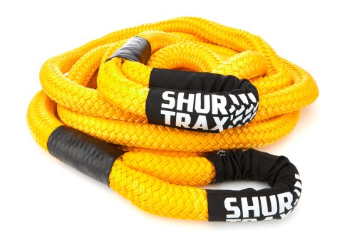 Recovery Rope - 30 ft - 1-1/4 in Thick - 52000 lb Breaking Strength - Nylon - Yellow - Each