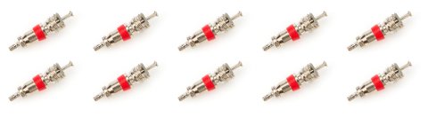 Valve Stem Core - Steel - Set of 10