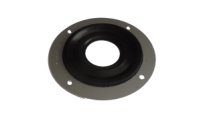Firewall Grommet - 1 Hole - 3 in OD - 1 in ID - 0.12 in Thick - Aluminum / Rubber - Black / Natural - Each