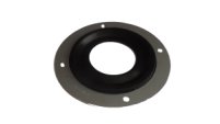 Firewall Grommet - 1 Hole - 3 in OD - 1.25 in ID - 0.12 in Thick - Aluminum / Rubber - Black / Natural - Each