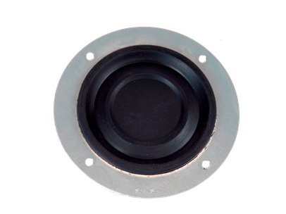 Firewall Grommet - 1 Hole - 3 in OD - 0.12 in Thick - Aluminum / Rubber - Black / Natural - Each