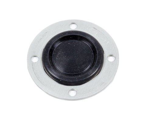 Firewall Grommet - 1 Hole - 1.5 in OD - 0.12 in Thick - Aluminum / Rubber - Black / Natural - Each