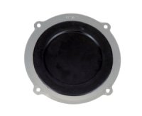 Firewall Grommet - 1 Hole - 4 in OD - 0.06 in Thick - Aluminum / Rubber - Black / Natural - Each