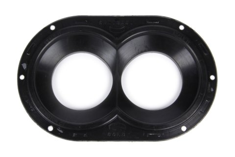 Sprint Car Air Box Seal - 2.5 in to 2.75 in Stacks - Aluminum / Rubber - Each