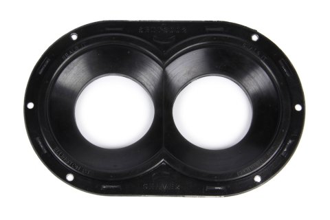 Sprint Car Air Box Seal - 2 in to 2.5 in Stacks - Aluminum / Rubber - Each