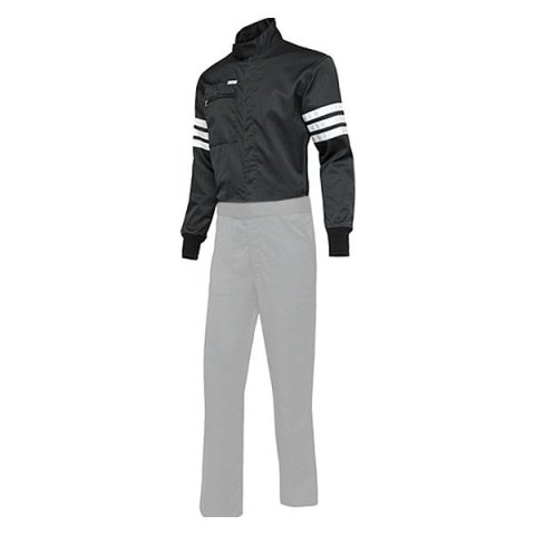 Driving Jacket - Classic - SFI 3.2A/5 - Double Layer - Nomex - Black / White Stripes - X-Large - Each